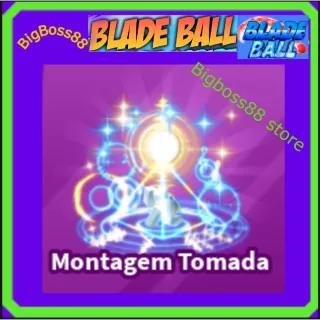 Montagem Tomada Emote - Blade Ball