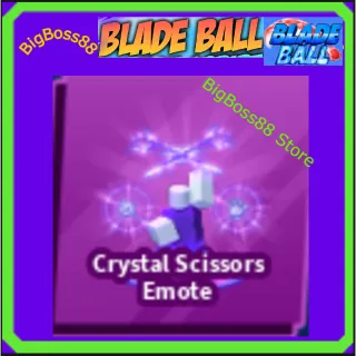 Crystal Scissors Emote - Blade Ball
