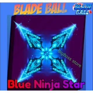 Blue Ninja Star - Blade Ball
