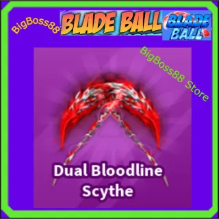 Dual Bloodline Scythe - Blade Ball