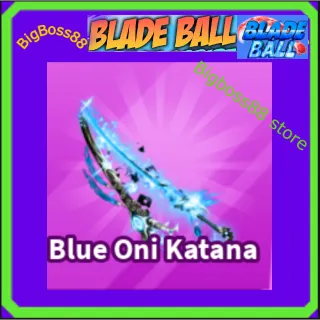Blue Oni Katana - Blade Ball