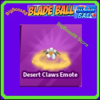 Desert Claws Emote - Blade Ball