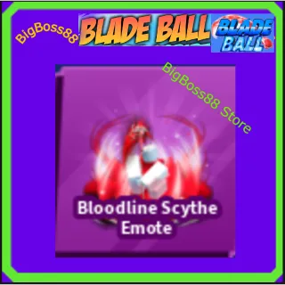 Bloodline Scythe Emote - Blade Ball