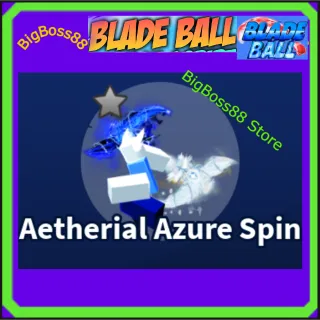 Aetherial Azure Spin Emote - Blade Ball