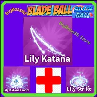 Lily Katana Full set - Blade Ball