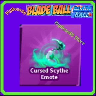 Cursed Scythe Emote - Blade Ball