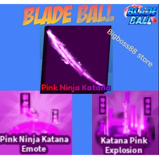 Pink Ninja Katana Full set - Blade Ball