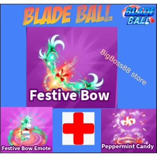 Festive Bow Full set - Blade Ball