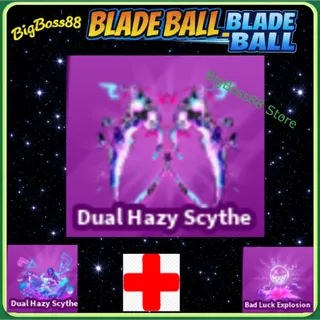 Dual Hazy Scythe Full set - Blade Ball