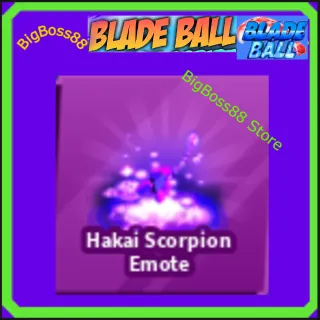 Hakai Scorpion Emote - Blade Ball