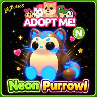 Neon Purrowl - Adopt Me