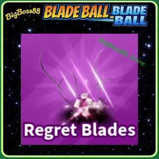 Regret Blades Emote - Blade Ball