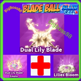 Dual Lily Blade Full set - Blade Ball