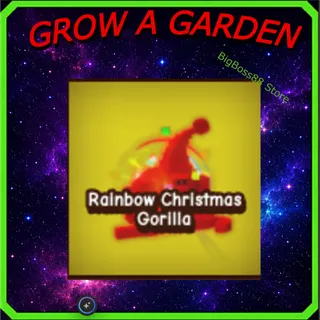 Rainbow Christmas Gorilla - Grow A Garden