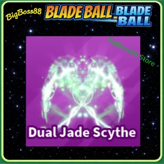 Dual Jade Scythe - Blade Ball
