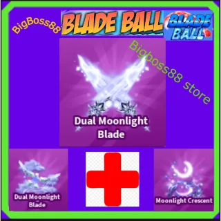 Dual Moonlight Blade Full set - Blade Ball