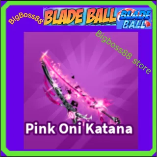 Pink Oni Katana - Blade Ball