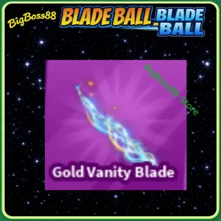 Gold Vanity Blade - Blade Ball
