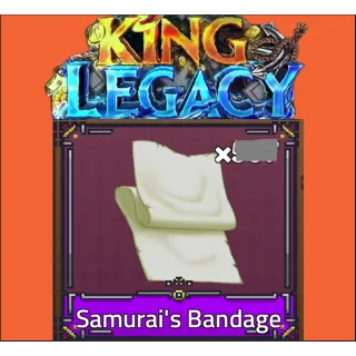 x40 Samurai Bandage - King Legacy
