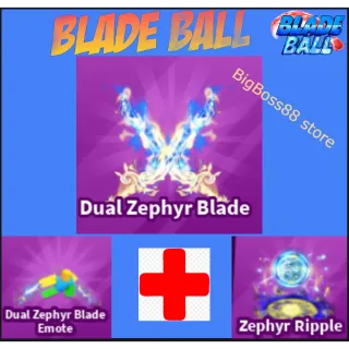Dual Zephyr Blade Full set - Blade Ball