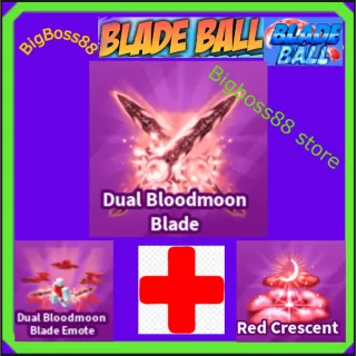 Dual Bloodmoon Blade Full set - Blade Ball