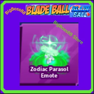 Zodiac Parasol Emote - Blade Ball