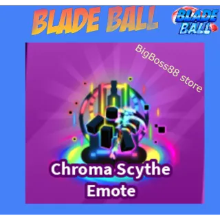 Chroma Scythe Emote - Blade Ball