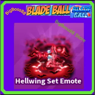 Hellwing Set Emote - Blade Ball