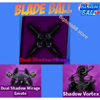 Dual Shadow Mirage Full set - Blade Ball