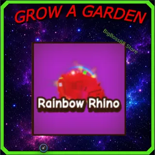 Rainbow Rhino - Grow A Garden