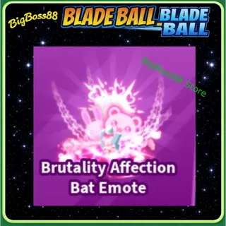 Brutality Affection Bat Emote - Blade Ball