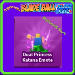 Dual Princess Katana Emote - Blade Ball
