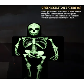 Green Skeleton Attire | Attack On Titan Revolution (AOTR)