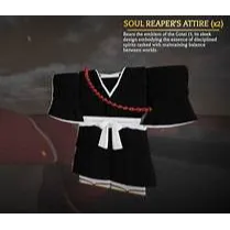 Soul Reaper Attire + White skeleton attire + Gojo Glasses + Gojo Blindfold | AOTR | Attack On Titan Revolution