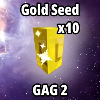 10x Gold Seed - Grow A Garden 2