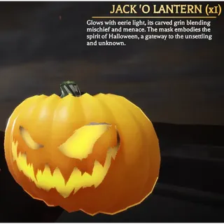 Jack O Lantern+Grumpy+Vizard+Ulq attire+Gae Bolg+Aincrad Sheath+10 ascendant+50Luck Pots