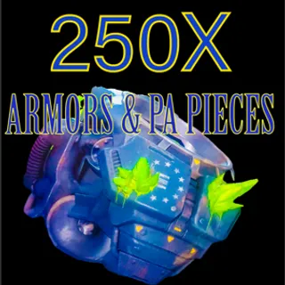 250 Armors/PA for Scrip