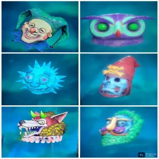 15 Glowing Fasnacht Mask Bundle