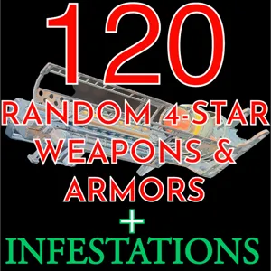 120 4-Star Weapons/Armor