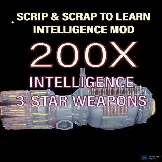 200 Weapons For Scrip : Intelligence 3-Star