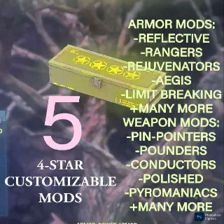 5x 4-star Customize Mods