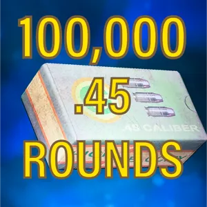 100,000 .45 Rounds