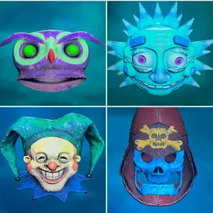14 Glowing Fasnacht Set