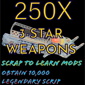 250 3-Star Weapons