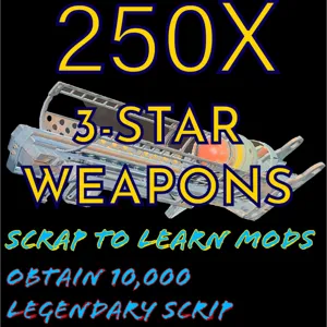 250X Weapons for Scrip
