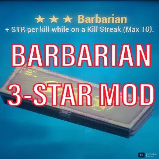 Barbarian Mod 3 Star