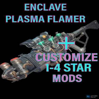 Enclave Plasma Flamer + Mods