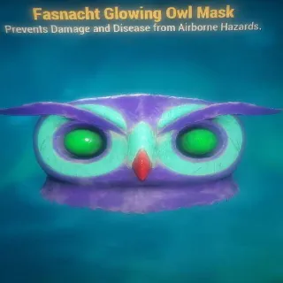 Fasnacht Glowing Owl Mask