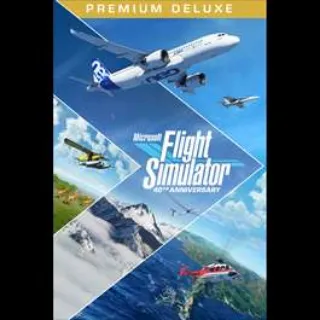 Microsoft Flight Simulator Premium Deluxe 40th Anniversary Edition [PC & Xbox Series X|S ]