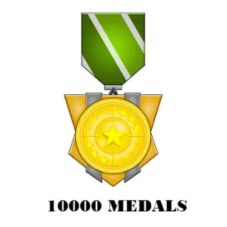 10000 Medals | Fast Delivery And Cheapest | %100 Safe | War Tycoon